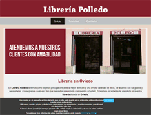 Tablet Screenshot of libreriapolledo.com